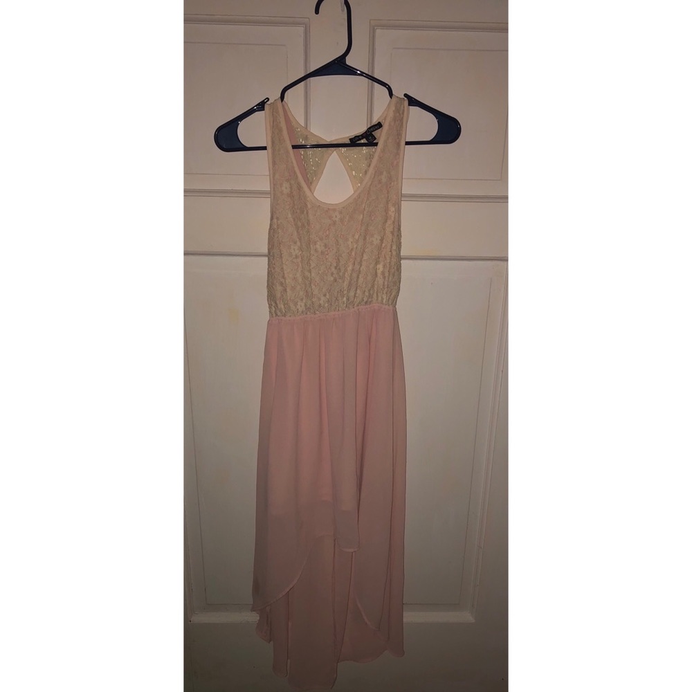 Cream and Pink dress